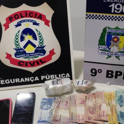 Casal de traficantes é preso no extremo norte do estado após ação da Polícia Civil e Polícia Militar