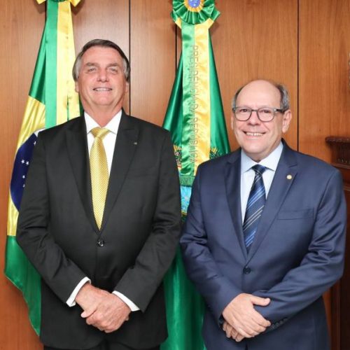 Em Brasília, Ronaldo Dimas discute filiação ao PL com presidente Jair Bolsonaro