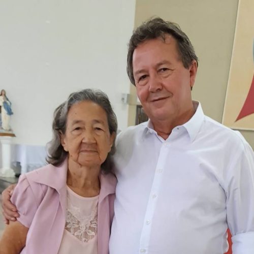 Deputado Vilmar Oliveira celebra aniversário de 90 anos da mãe