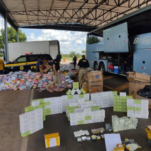 Mais de 1700 produtos contrabandeados são encontrados pela PRF no Tocantins