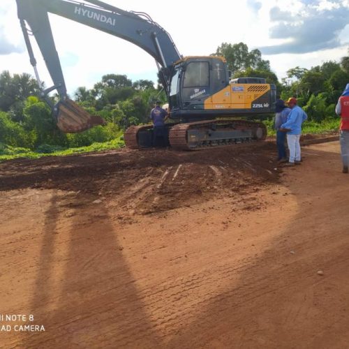 DNIT realiza reparo em trecho que rompeu após grande volume de chuvas no município de Colinas