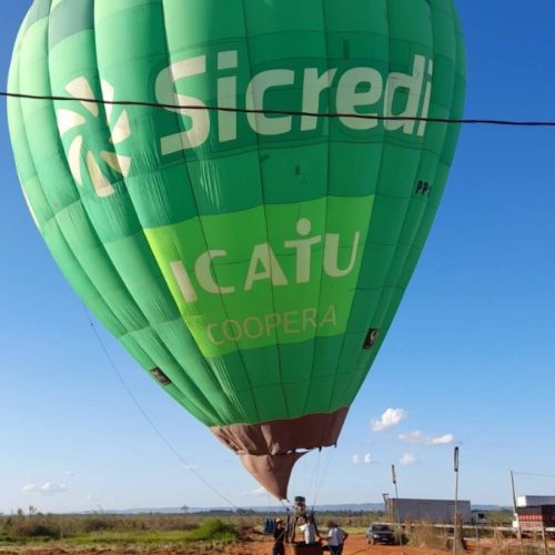 Sicredi oferece passeio de balão na Agrotins