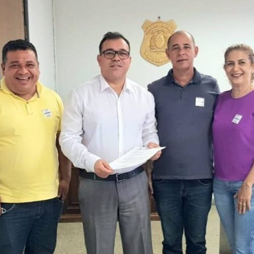 Prefeito de Couto Magalhães é recebido pela SSPTO para tratar sobre melhorias na segurança do município