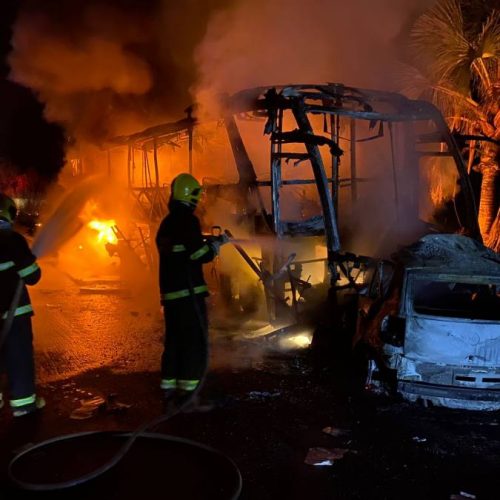 Motorista morre carbonizado ao bater de frente com ônibus na BR-153, entre Colinas e BrasilÃ¢ndia