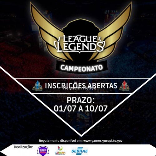 Campeonato em Gurupi de League Of Legends e outros Gamers abre as inscrições; confira