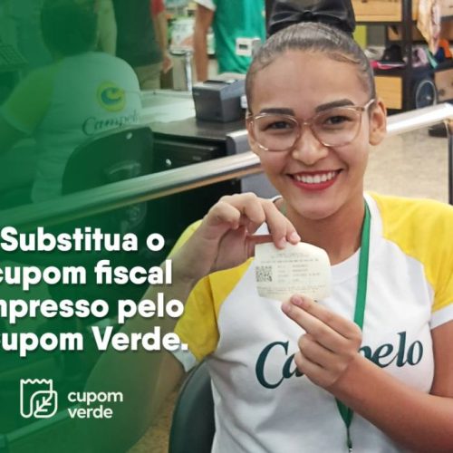 Rede Campelo lança "Cupom Verde" e conta com 10 mil clientes aderindo a solução amiga do meio ambiente