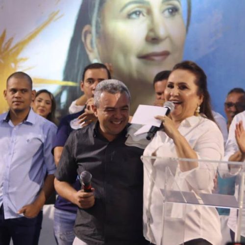 Em convenção, Kátia lança candidatura independente ao Senado; nos bastidores aliança com filho é certa