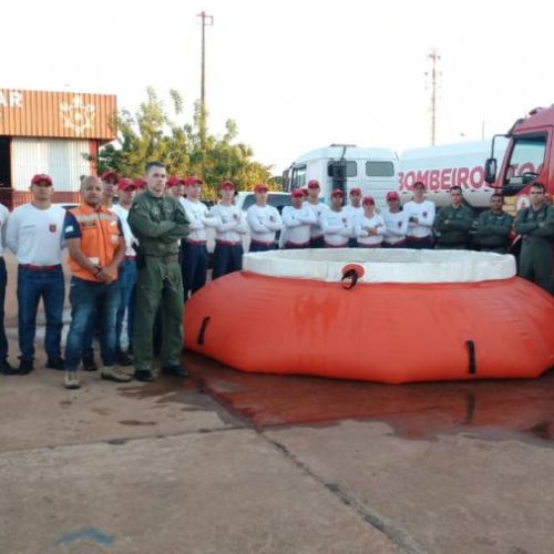 Tanque com capacidade para 11 mil litros de água chega ao Tocantins para combater incÃªndios florestais