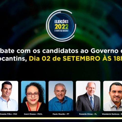 Resumo do primeiro bloco do debate entre os candidatos ao Governo do Tocantins; confira