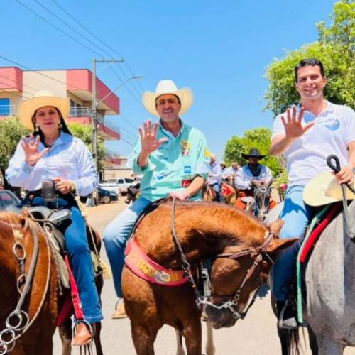 Irajá recebe apoios durante cavalgada em Colinas e BarrolÃ¢ndia