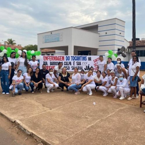 Enfermagem no Tocantins faz manifestação nesta quarta, 21, "A nossa reivindicação é uma luta de mais de 30 anos por um piso salarial digno"