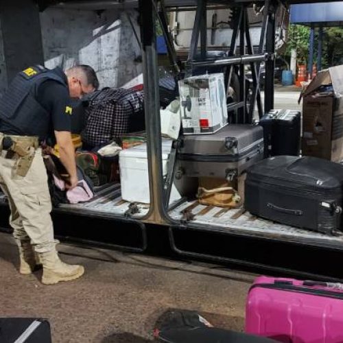 PRF encontra mais de 8kg de maconha em ônibus, próximo a Gurupi; vídeo