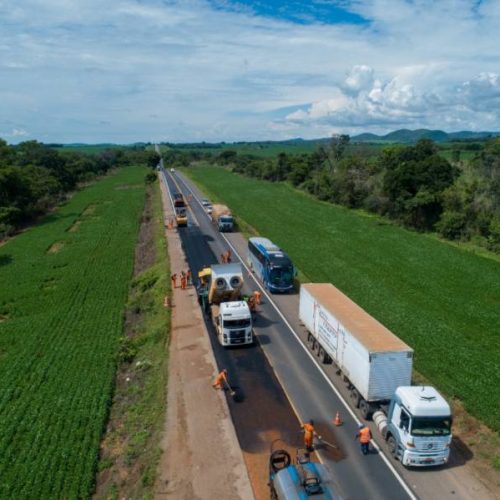 Ecovias do Araguaia realiza obras de recuperação de pavimento em BRs-153, 414 e 080; rodovias ligam Tocantins e Goiás