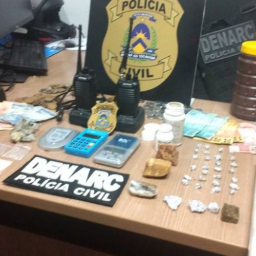 Polícia deflagra operação de combate Ã  criminalidade e prende seis pessoas por tráfico e associação para o tráfico de drogas em Araguaína