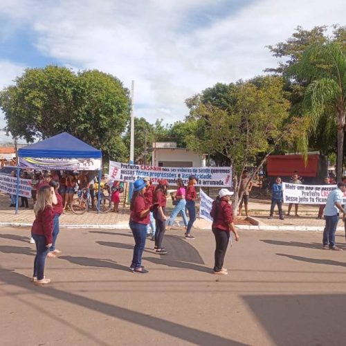 Durante aniversário de Colinas agentes de saúde e de endemias reivindicam atualização da tabela do Piso e direito de férias