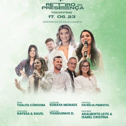 Retiro da presença confirma Thalita Córdoba, Soraya Moraes, Thiaguinho Demétrio, Patricia Pimentell e Rayssa & Ravel, neste sábado, 17, em Colinas