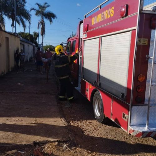 Susto: Casa tem início de incÃªndio em Paraíso; causas estão sendo apuradas do incidente