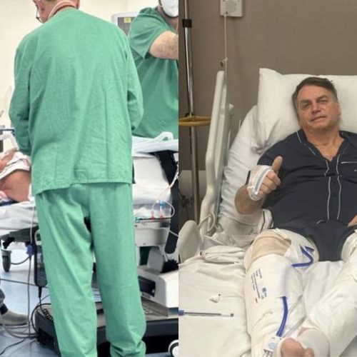 Bolsonaro passa por nova cirurgia e posta em suas redes sociais