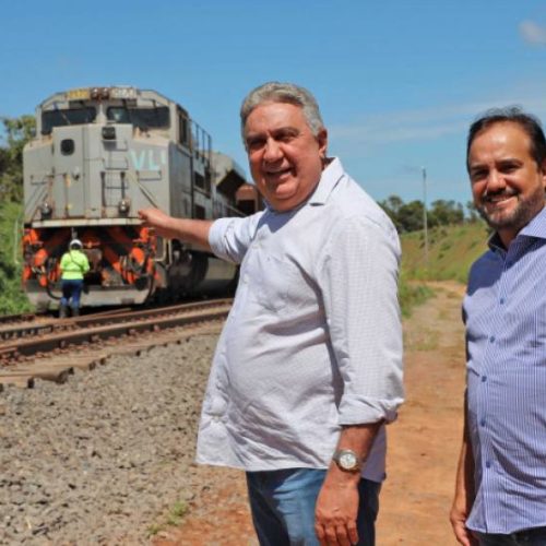 Laurez Moreira, visita o Terminal Integrador de Palmeirante da VLI no Tocantins