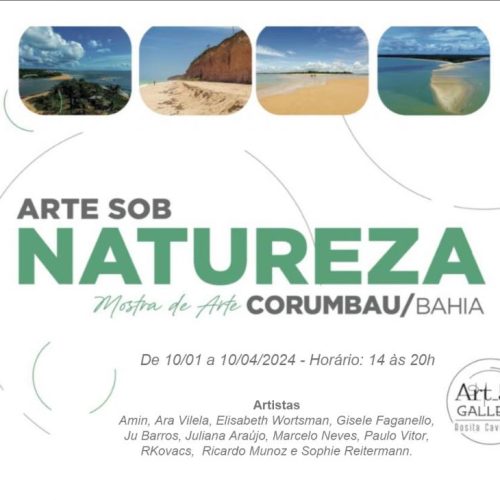 Coletiva em Corumbau discute a relação arte e natureza