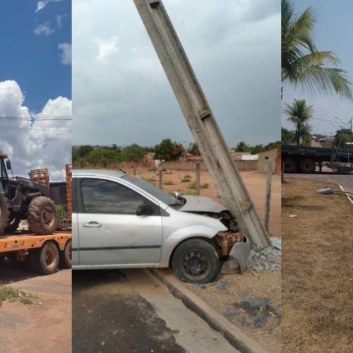 Pelo menos 1 poste é derrubado por dia no Tocantins, aponta balanço