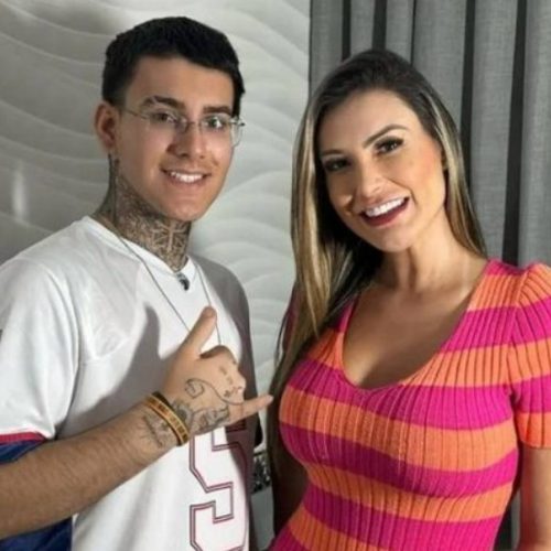 Filho de Andressa Urach revela como é trabalhar com a mãe na produção de conteúdo adulto: "Ã muito profissional"