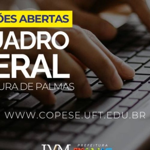 Prefeitura de Palmas abre inscrições para concurso público nesta segunda, 29, com salários de até R$ 5 mil