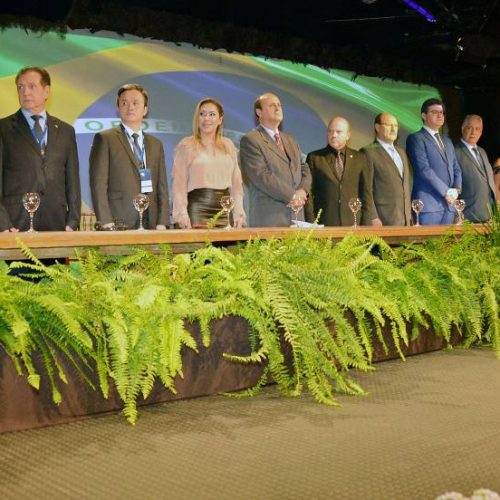 Luana representa presidentes das assembleias do Brasil na abertura da Unale