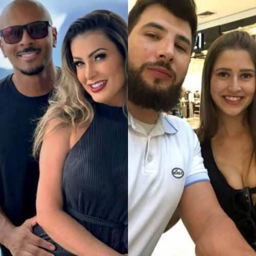 Andressa Urach e namorado gravam vídeo de troca de casais com influenciadores