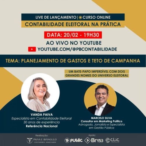 Vanda Paiva lança curso de contabilidade eleitoral