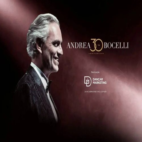 Andrea Bocelli anuncia Sandy como artista convidada nos concertos no Brasil, em maio de 2024