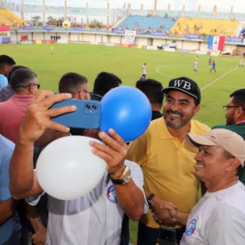 Esporte | Wanderlei Barbosa prestigia semifinal do campeonato tocantinense de futebol