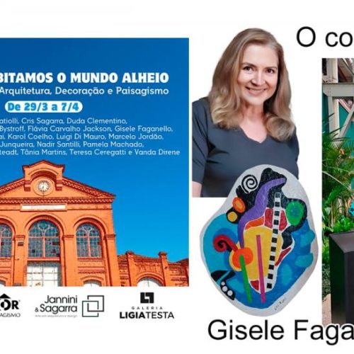 Gisele Faganello apresenta sua arte uma vez mais na Campinas Decor