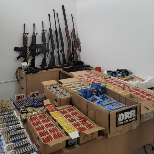 Indiciamento de envolvidos em comércio ilegal de armas e munições pode resultar na destruição ou doação de arsenal