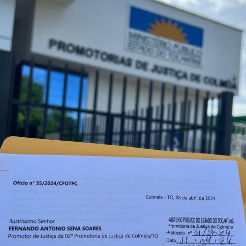 Presidente da CÃ¢mara Municipal de Colmeia é denunciado por atrasar análise de contas da ex-prefeita Elzivan Noronha