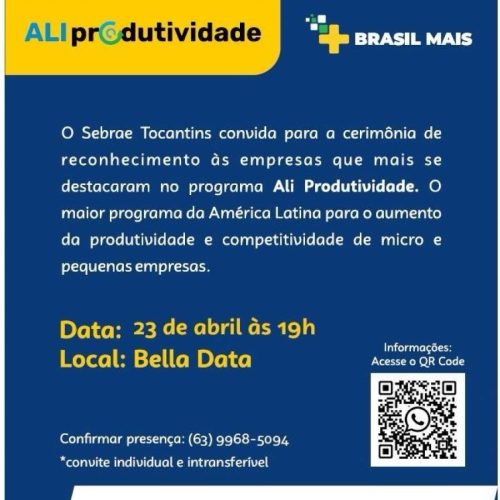 Cerimônia de reconhecimento celebra empreendedores do programa ALI Produtividade