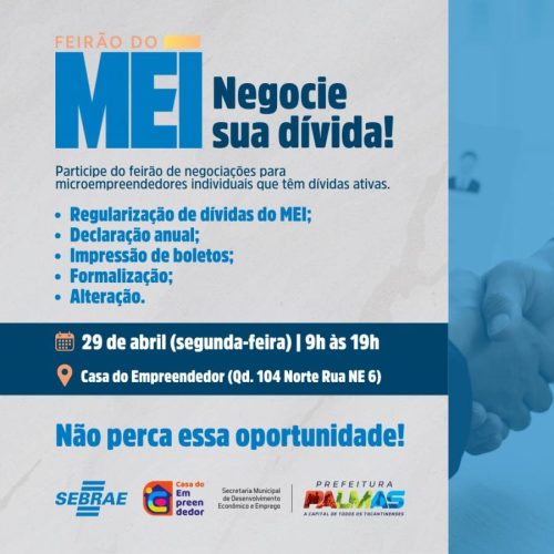 Feirão do MEI leva oportunidade para regularização e negociação de dívidas