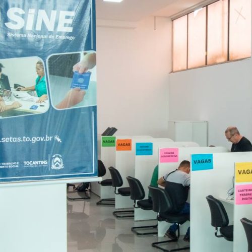 Sine Tocantins disponibiliza 718 vagas de emprego nesta terça-feira, 7