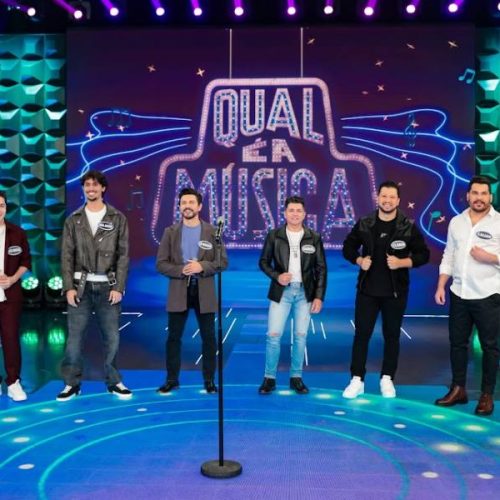 Sertanejos Participam do "Qual é a Música?" no Programa de Silvio Santos