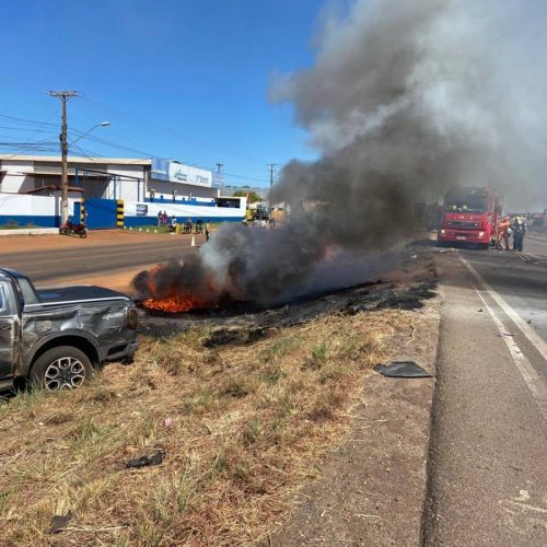 Acidente de TrÃ¢nsito na BR-010 deixa uma Vítima Fatal Carbonizada; Homem que foi encontrado foi levado ao HGP