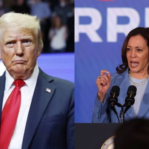 Donald Trump aparece Ã  frente de Kamala Harris em nova pesquisa eleitoral