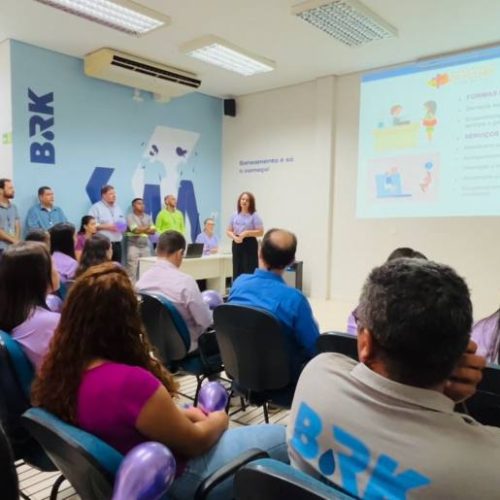 BRK promove palestra sobre violÃªncia contra a mulher como parte das atividades do Agosto Lilás