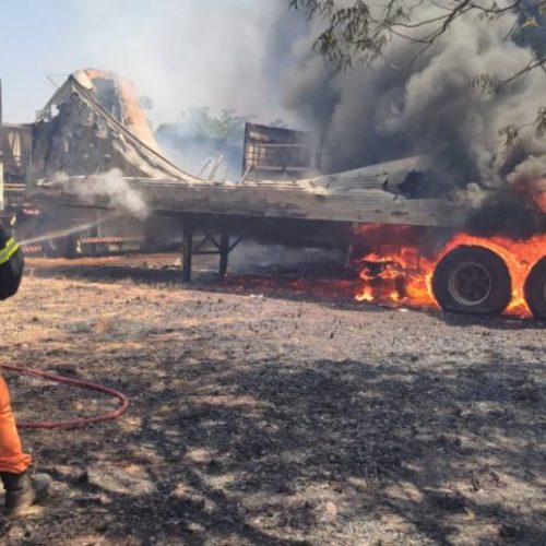 IncÃªndio interrompe Palmas Summit e fecha avenida NS-15 em Palmas