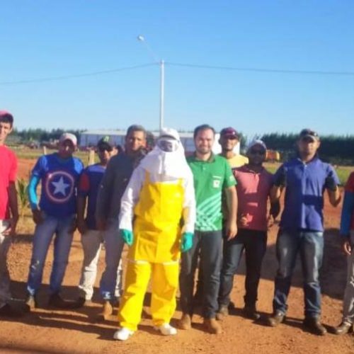 SENAR realiza curso AplicaÃÂ§ÃÂ£o de AgrotÃÂ³xico para trabalhadores rurais de Barra do Ouro