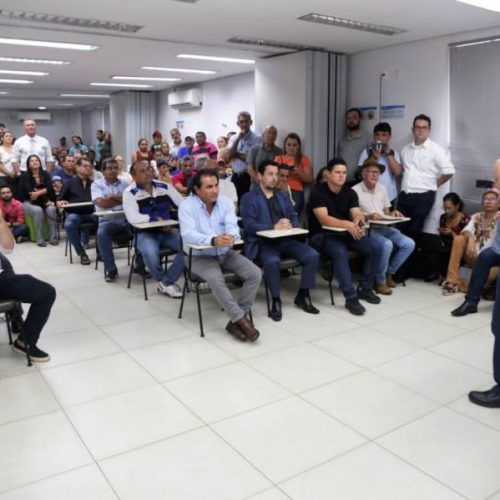 Em AraguaÃÂ­na, prefeito Ronaldo Dimas apresenta projeto Trecho 1 da Via Norte durante audiÃªncia pÃÂºblica