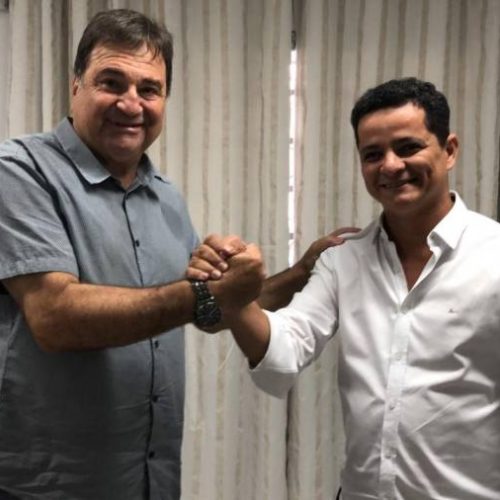 CÃÂ©sar Halum visita Jorge Frederico e decidem andar juntos nas eleiÃÂ§ÃÂµes