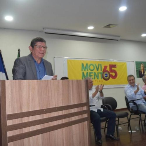 Ivory recebe lideranÃÂ§as polÃÂ­ticas durante lanÃÂ§amento do Movimento 65 no TO