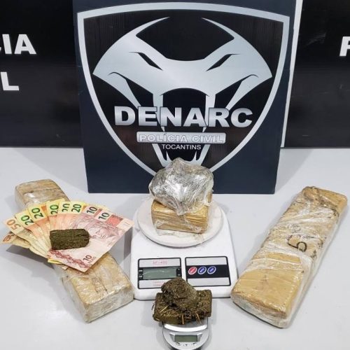 PolÃÂ­cia Civil desarticula ponto de venda de drogas e prende mais um traficante em Palmas