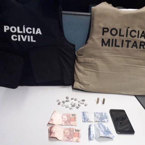 Suspeito por trÃÂ¡fico de drogas ÃÂ© preso pela PolÃÂ­cia Civil em ConceiÃÂ§ÃÂ£o do Tocantins