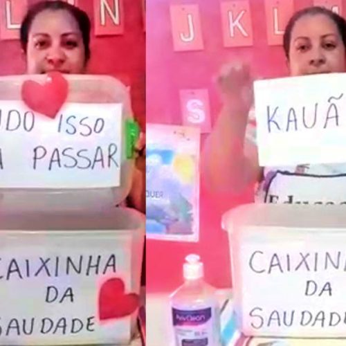 Professores da Rede Municipal da EducaÃÂ§ÃÂ£o gravam vÃÂ­deos com mensagens aos alunos